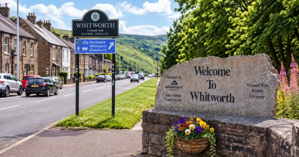 Whitworth town sign